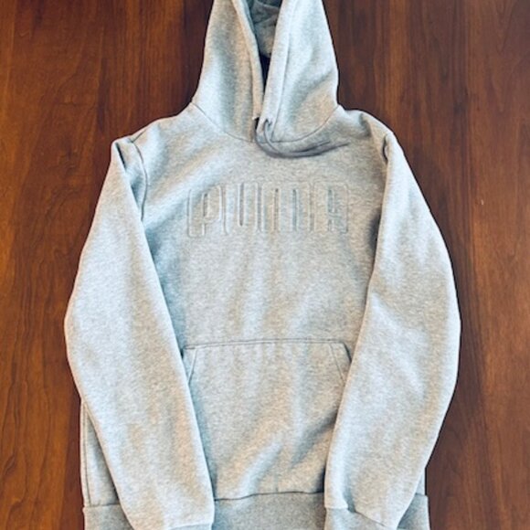 CLEARANCE!  PUMA - Men's "Subtle Lettering" grey hoodie - Size S - Picture 11 of 11